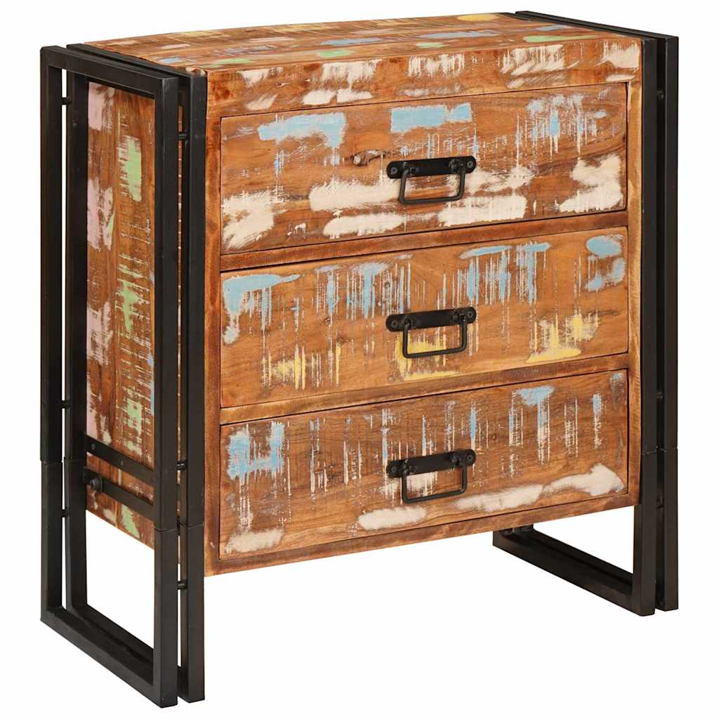 Sideboard Braun 66 x 33 x 70 cm recyceltes Massivholz